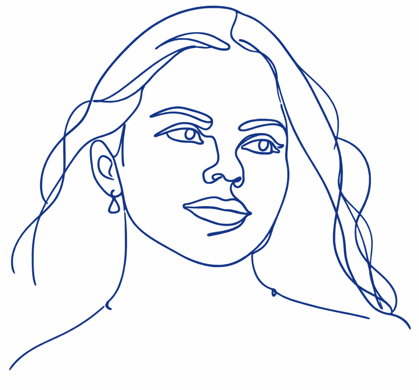 Line drawing of Sneha