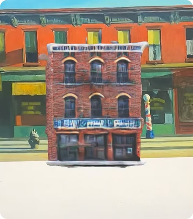 AR souvenir collected by scanning the painting